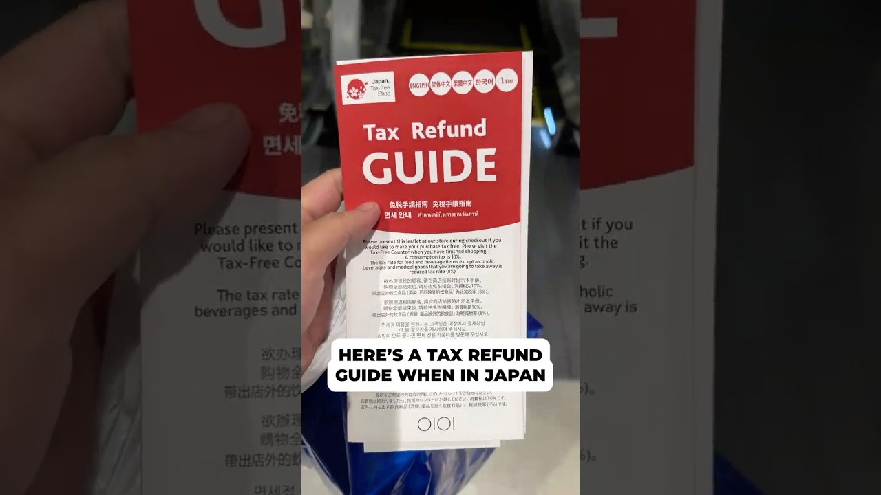 Japan Tax Refund Guide! 🇯🇵 #Japan #TaxRefund #TravelGuide