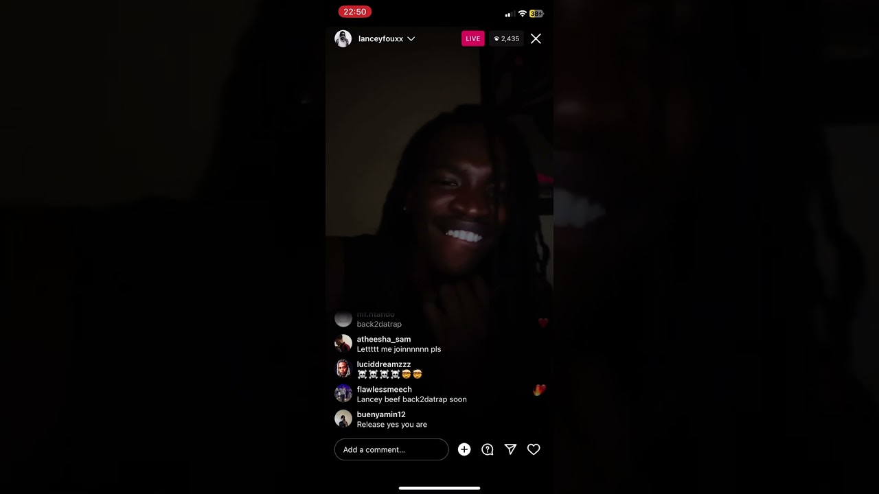 Lancey foux live 16/08/23 Back2DaTrap