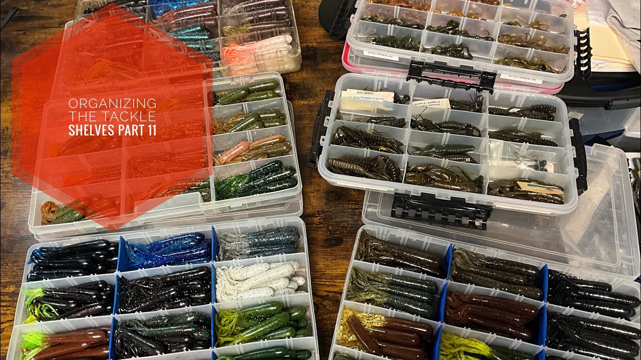 Organizing the Tackle Shelves Part 11