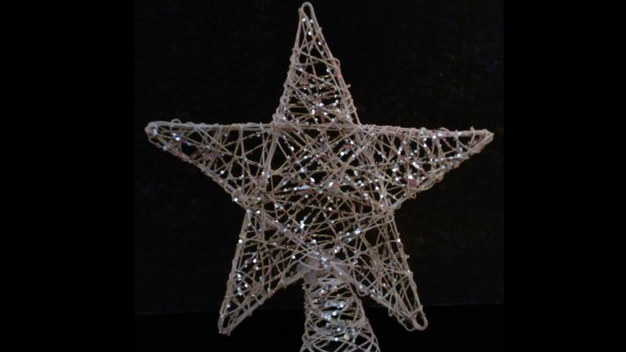 DIY - Star Shaped Christmas Tree Topper