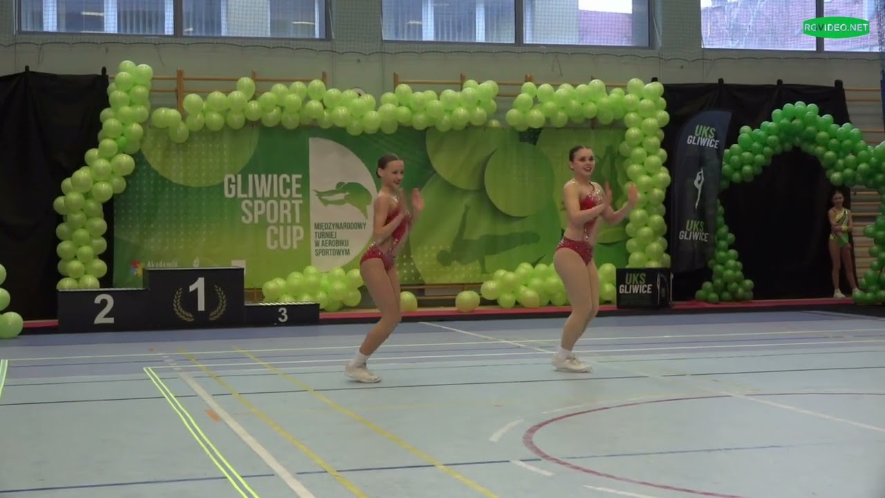 WERONIKA ALEKSANDER AKSINIIA OKHTYRSKA - UKS GLIWICE -  FINAŁ   JUNIOR DUO