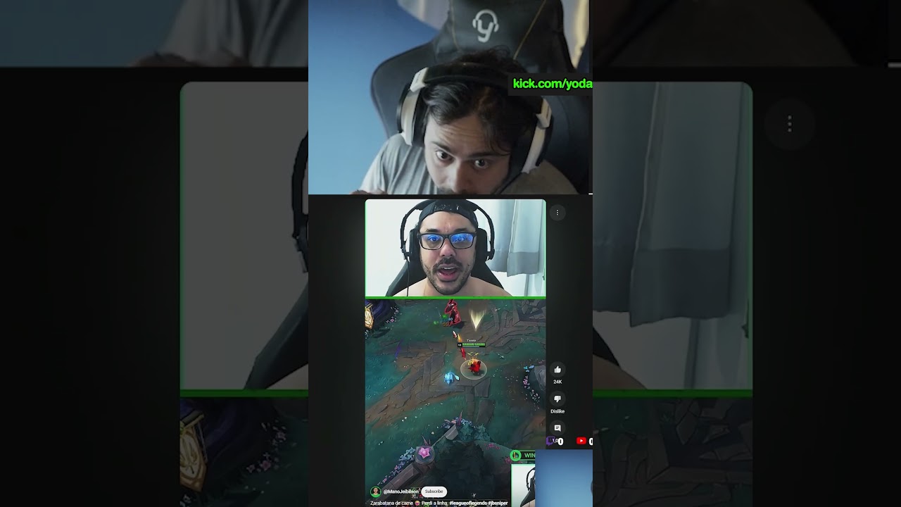 Conhecendo a zarabatana de carne do JB #leagueoflegends  #yodasl