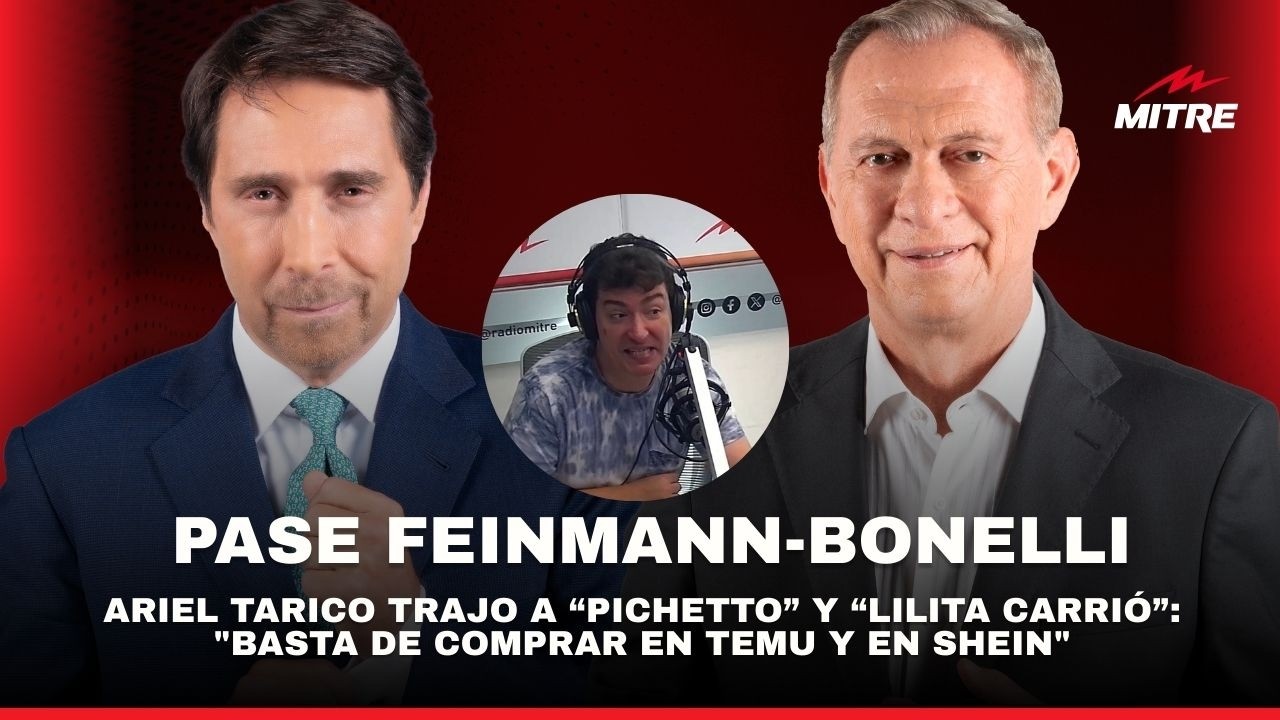 Tarico trajo a Pichetto y Lilita al Pase de Feinmann y Bonelli: “Basta de comprar en Temu y Shein”