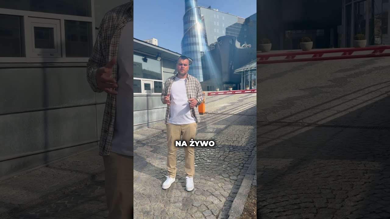 W telewizji na żywo...
