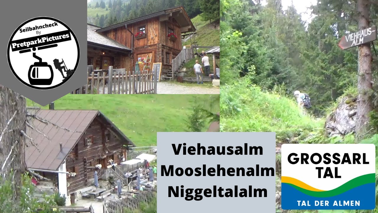 Wanderung zur Mooslehenalm, Viehausalm und Niggeltalalm - Grossarltal Austria 2018 🥾