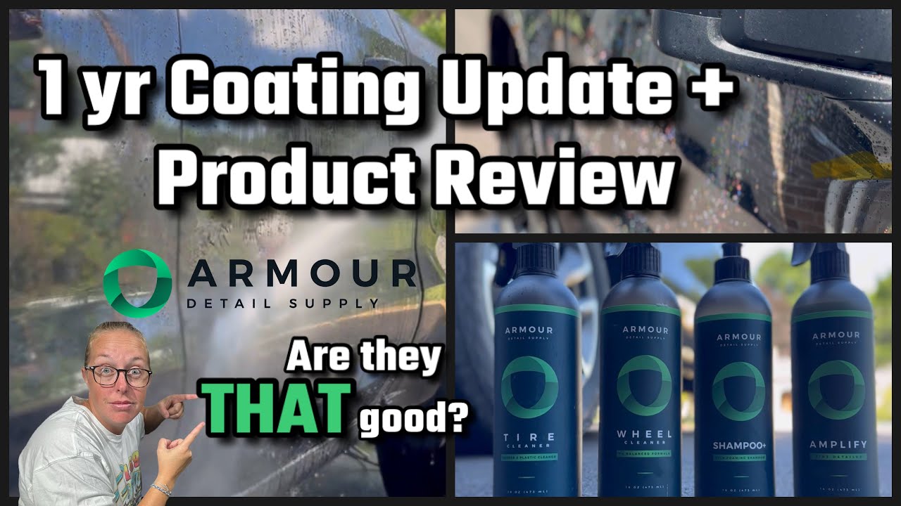 10 Yr Ceramic Coating- 1 YR UPDATE + Testing Out Armour Detail Supply Products