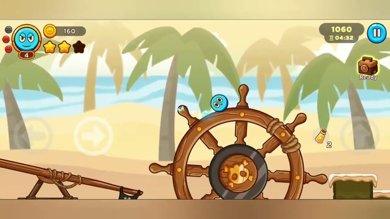 Ball V - Red Boss Challenge - Level Treasure Island 18-23