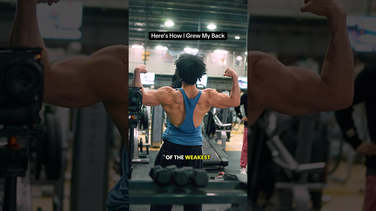 How I Grew My Back Fast! @gymshark  #gymshark66