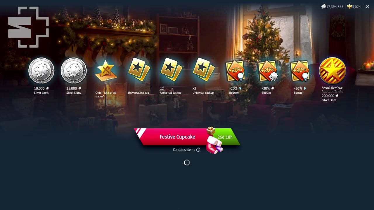 ＮＩＣＥ &ndash; War Thunder: Open 500 Festive Cupcake Crates for Silver Lions