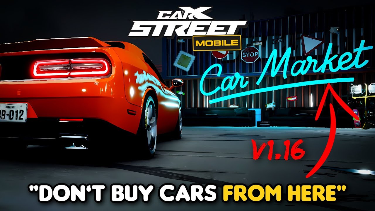 Система продажи новых автомобилей CarX Street: объяснение принципа работы.