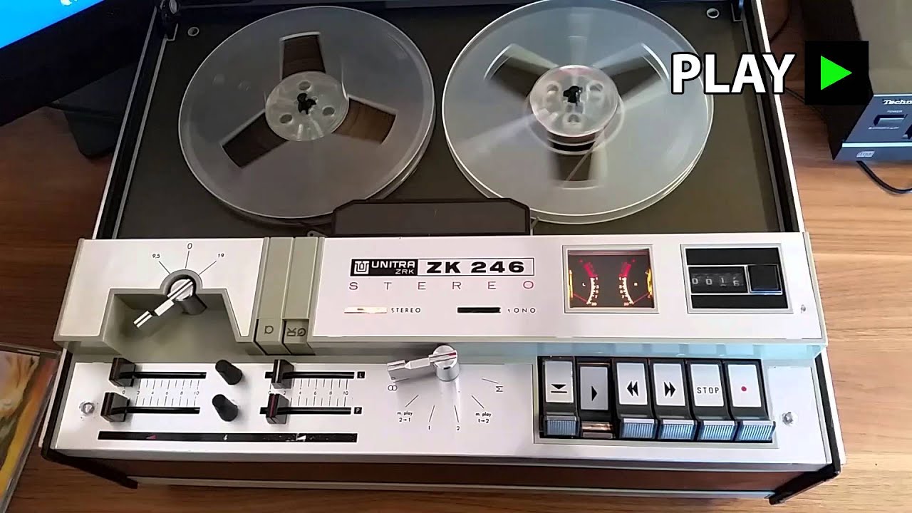 ZK-246 UNITRA ZRK The Reel to Reel Audio Tape Machine -1972 year