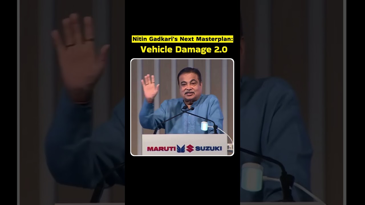 Nitin Gadkari का Vehicle Damage 2.0! 😡☝🏻#nitingadkari #bjpexpose #E20 #shorts