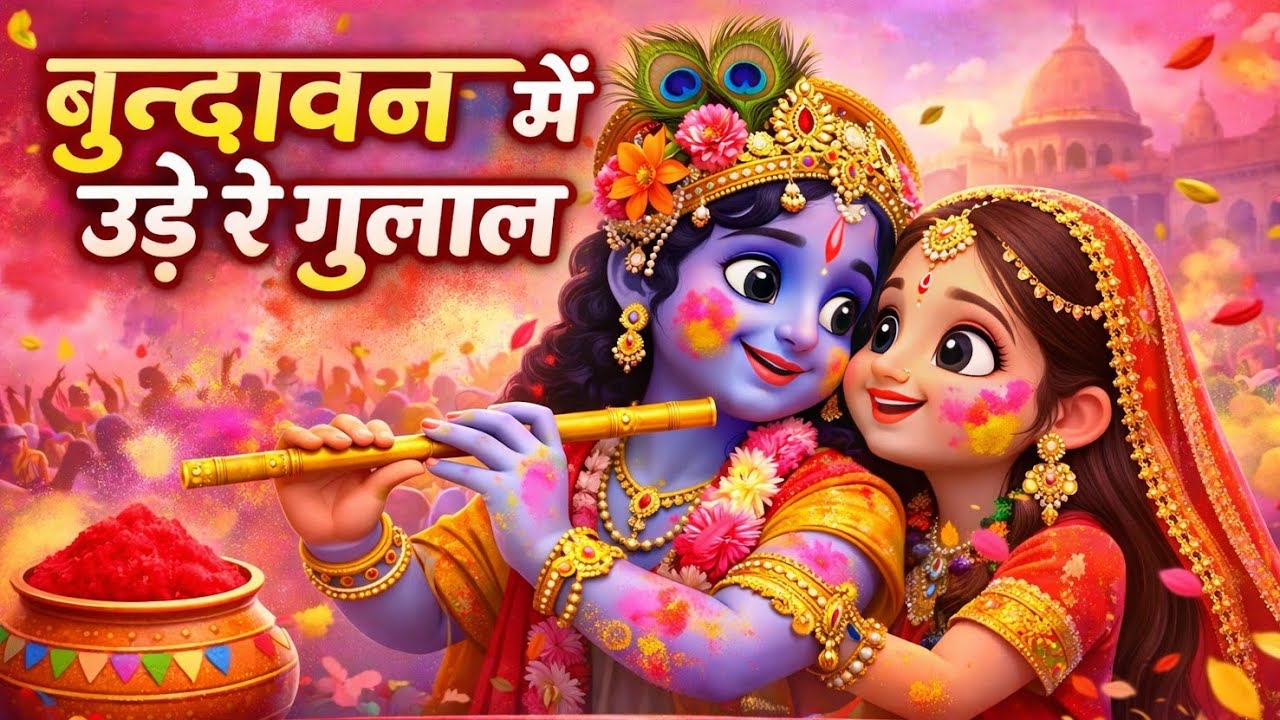 Vrindavan Me Ude Re Gulal | वृन्दावन में उड़े रे गुलाल | Radha Krishna Holi Bhajan Song 2026