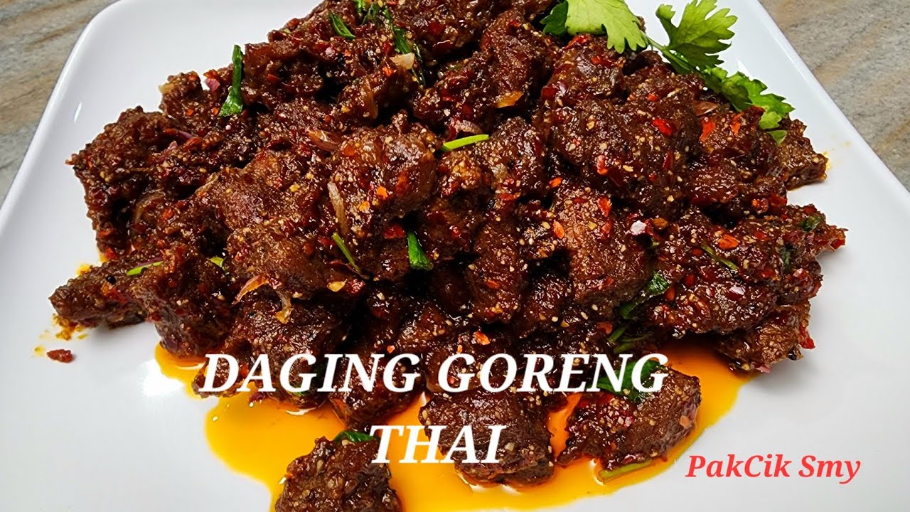 Resepi Daging Goreng Thai Sedap Dan Simple seperti di Thailand