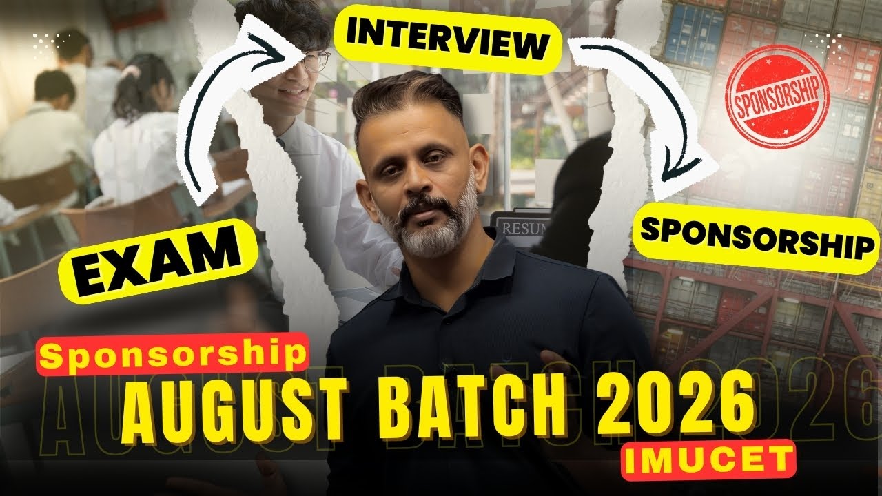 Sponsorship Interview Timeline : Do All Companies Interview Post- IMUCET For August Batch 2026?