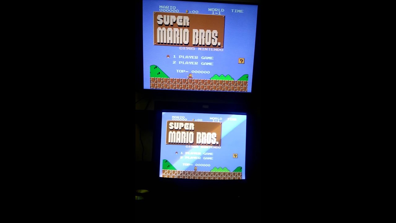 Display Lag XRGB Mini Framemeister vs CRT