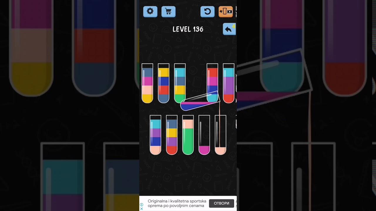 Water Color Sort Level 136