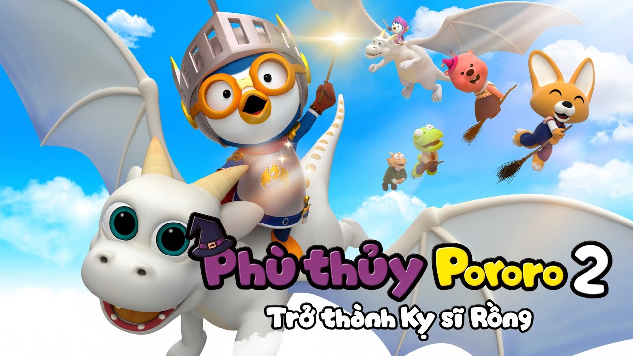 Bộ phim về Pororo: Phù thủy Pororo 2 - Trở thành Kỵ sĩ Rồng | Pororo Vietnam