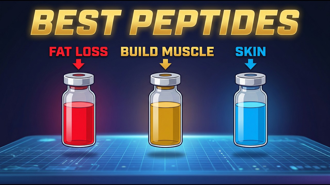 The Only Peptides You Need to Build Muscle, Burn Fat & Improve Skin in 2026