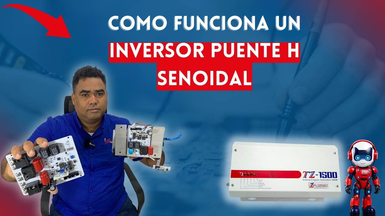 Como funciona  un inversor Puente H Senoidal
