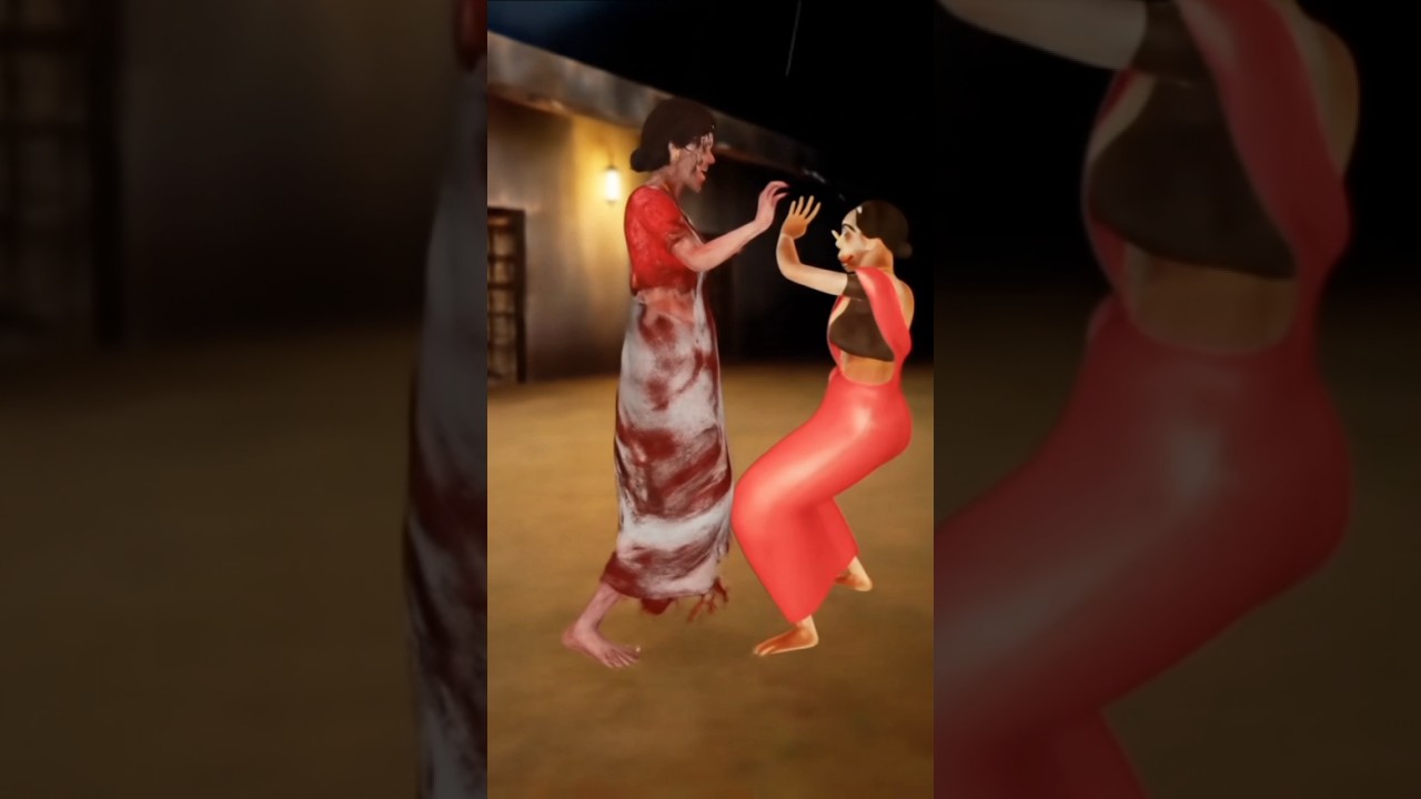 Kamla vs Monika Fight 😂 // Kamla indian horror mobile game #kamla #monika