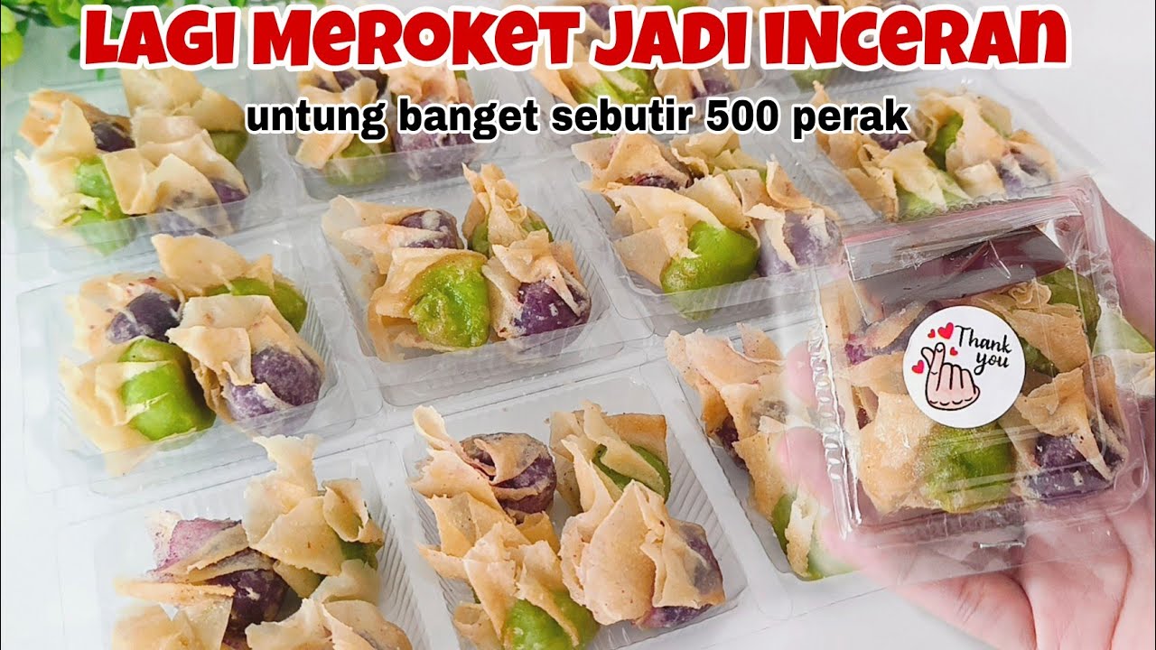 SEBUTIR 500 PERAK‼️JAJANAN KEKINIAN INI LAGI MEROKET JADI INCERAN JUALAN DI KANTIN DARI OLAHAN UBI