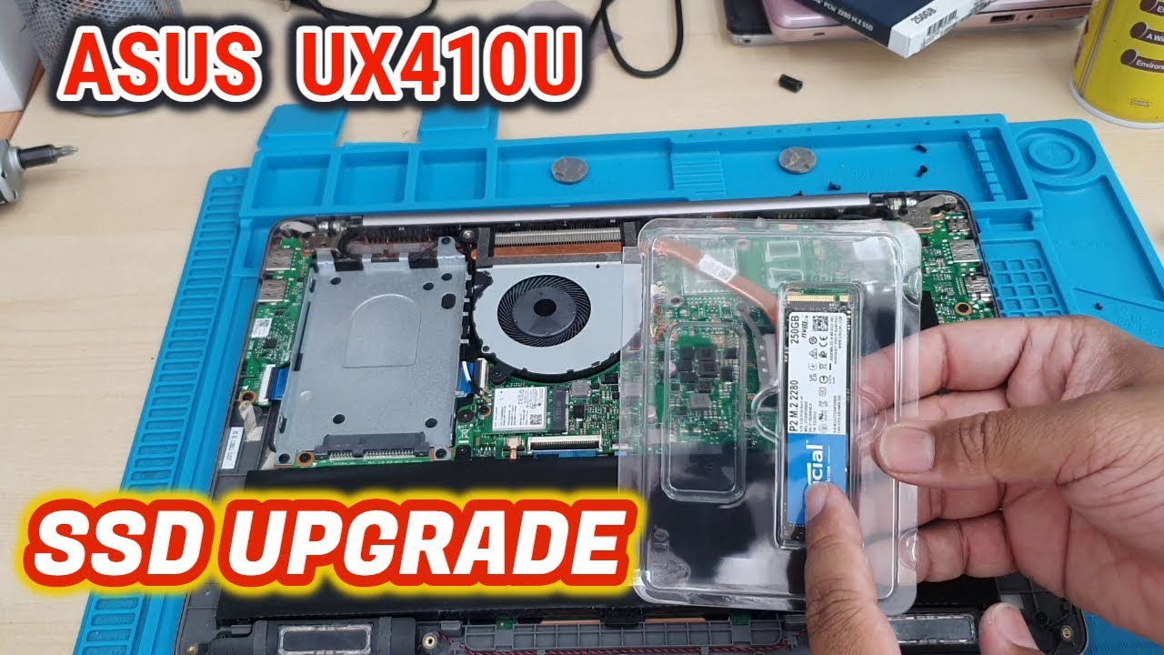 SSD Upgrade On Asus UX410U Notebook PC