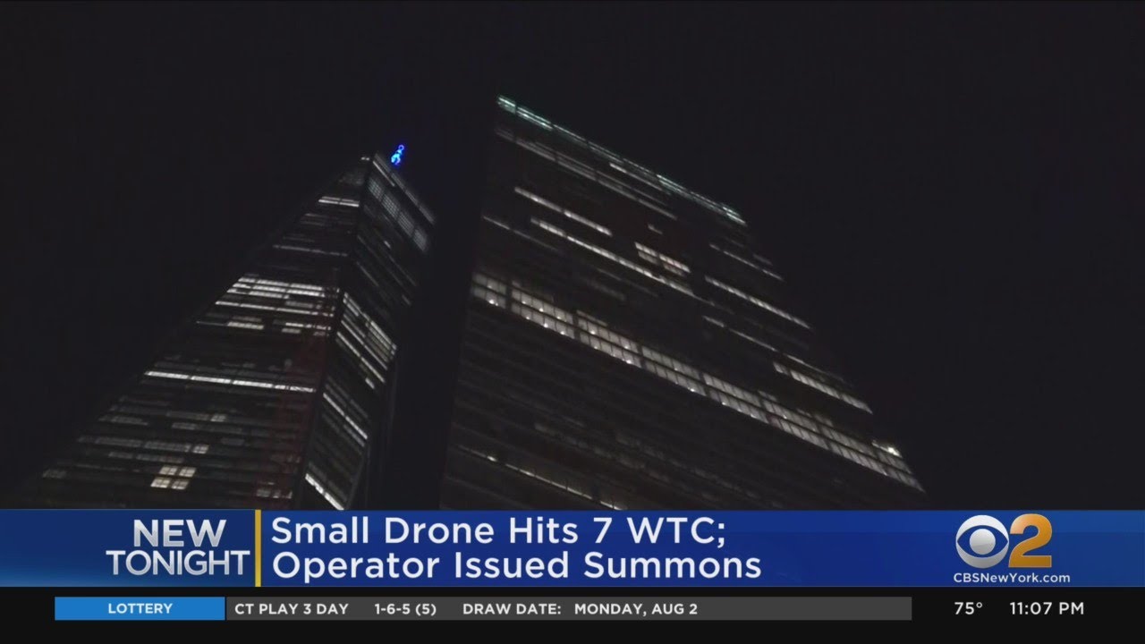Small Drone Hits 7 World Trade Center