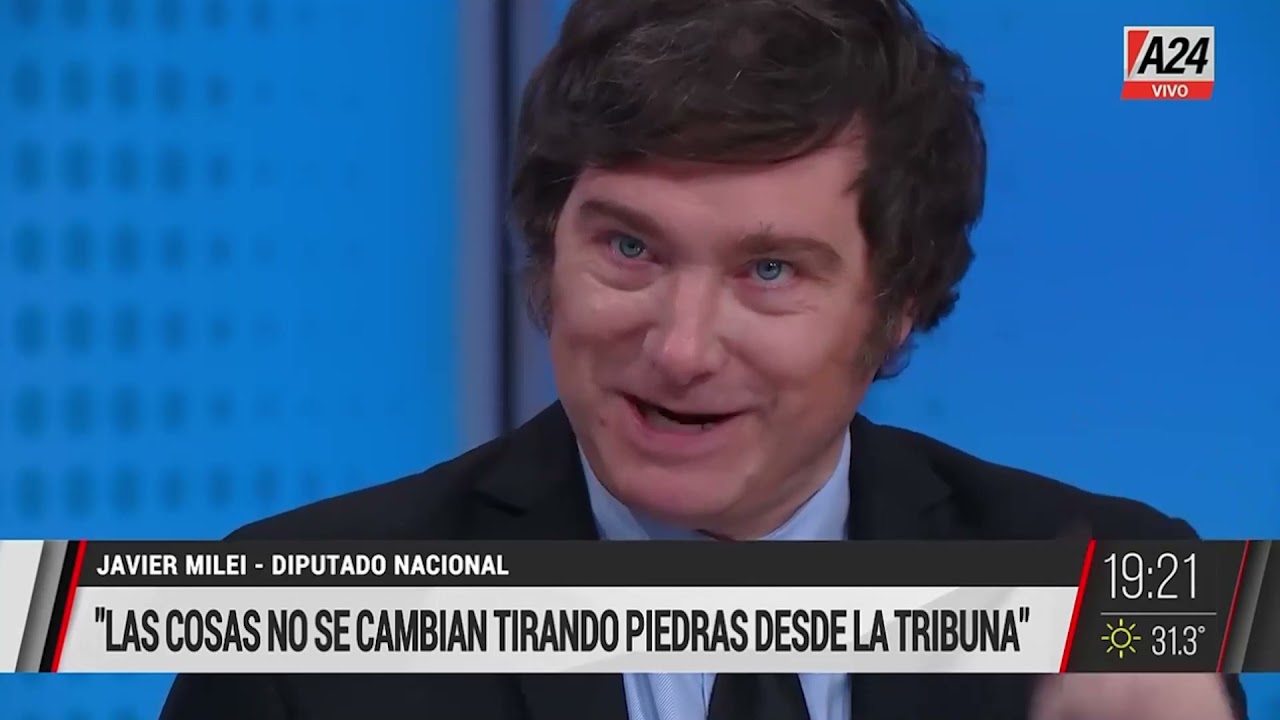 Macu Mazzuca mano a mano con Javier Milei - D18A21 #Macu (15/02/2022)