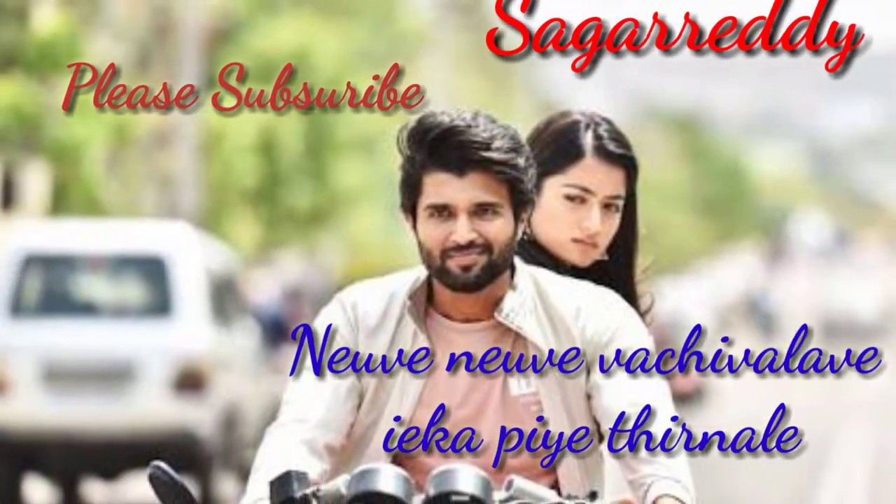 #geetha govidham lyrics song by  sagar reddy channel