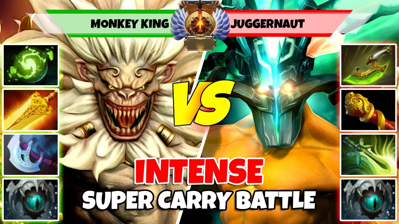 MONKEY KING (Carry) vs JUGGERNAUT (Carry) - Epic Battle Of Immortal Rank Dota 2 Players - Z Dota 2