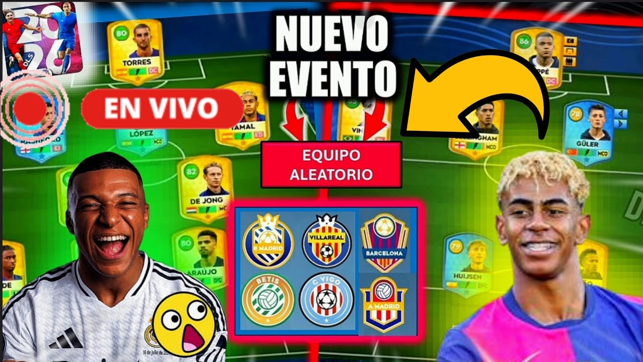 🏆 JUGANDO el NUEVO EVENTO con EQUIPOS REALES DLS 26🎮