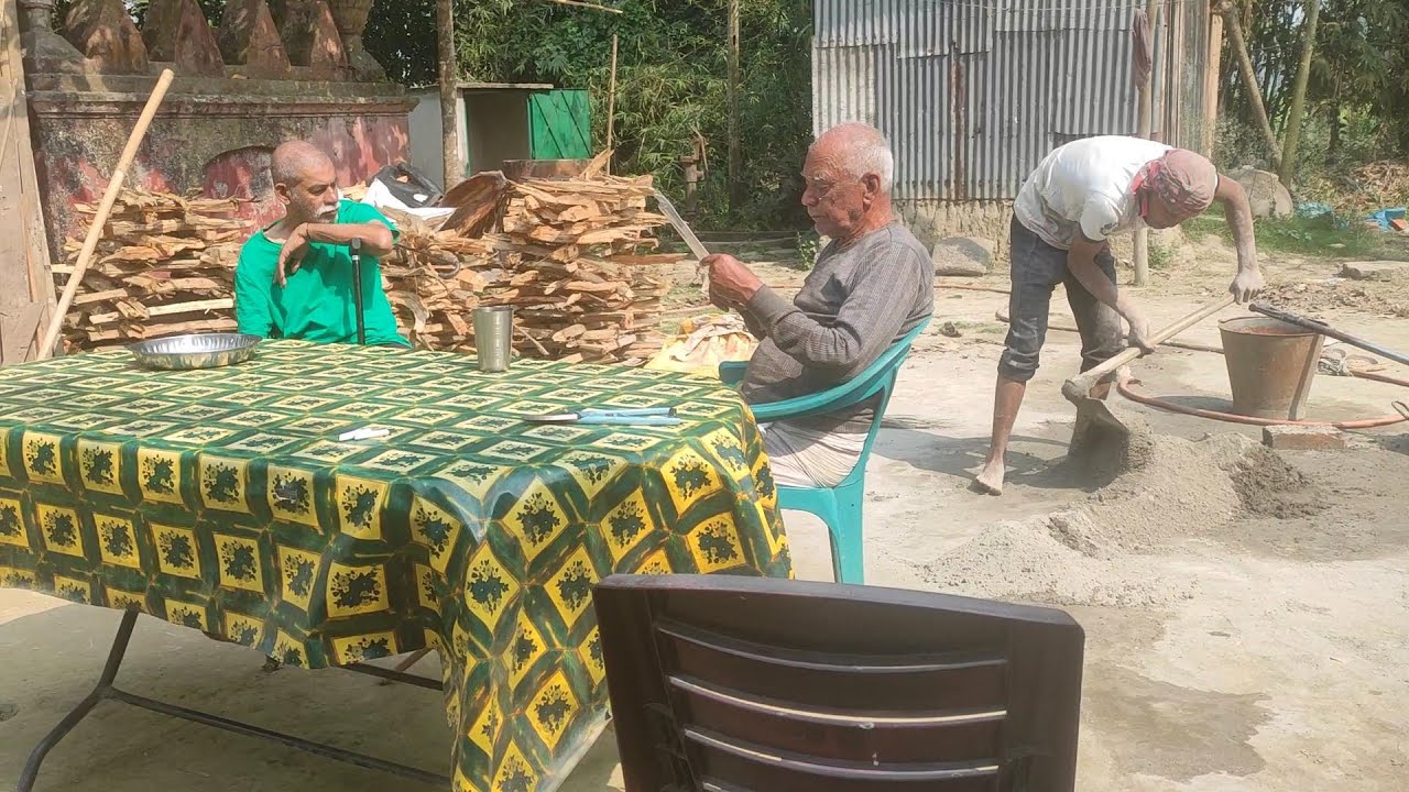 আমাদের বাড়ির অর্ধেক কাজ প্রায় শেষ 😍SIMPLE VILLAGE VLOG