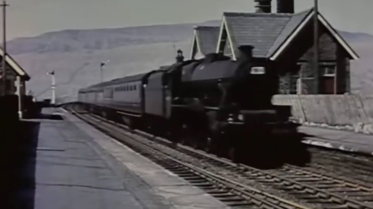 Vintage railway film - Settle to Carlisle; The long drag - 1963