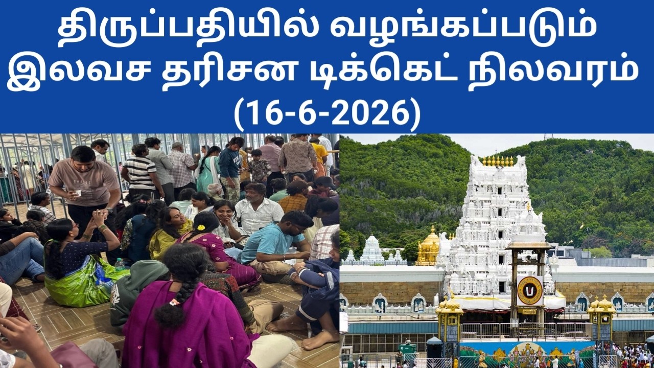 Tirupati updates today tamil | (16-6-2026)#tirupati