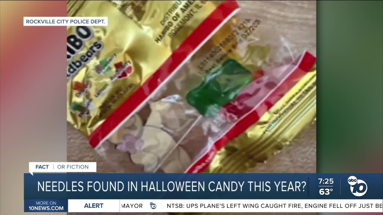 Fact or Fiction: Sewing needles found in candy?