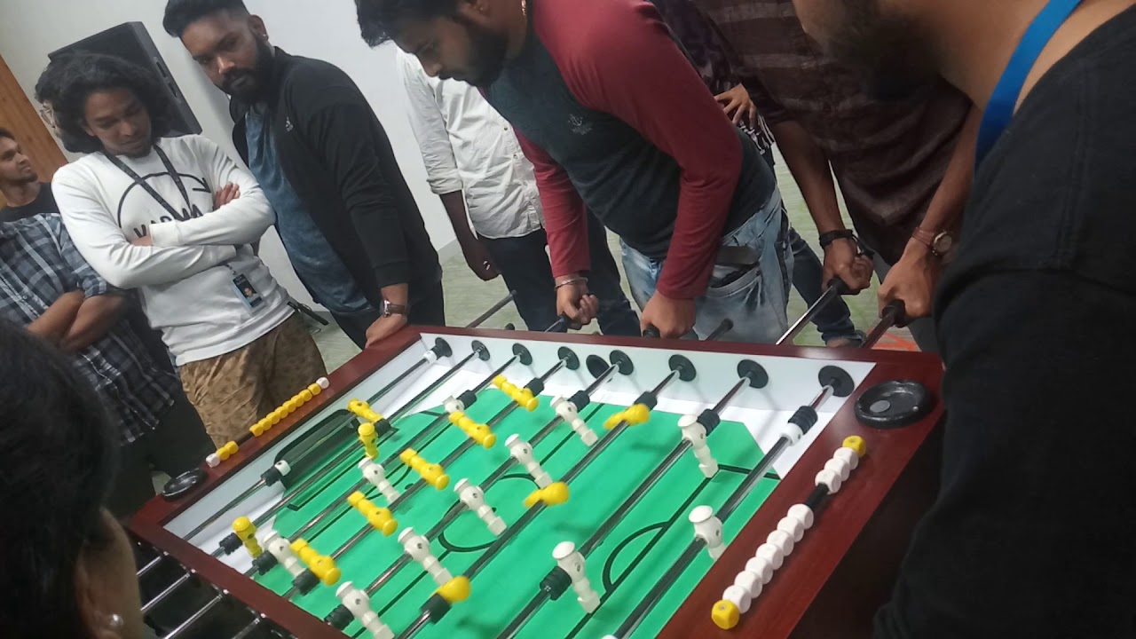 Foosball game table football full rules and rounds Emcee Thamizharasan