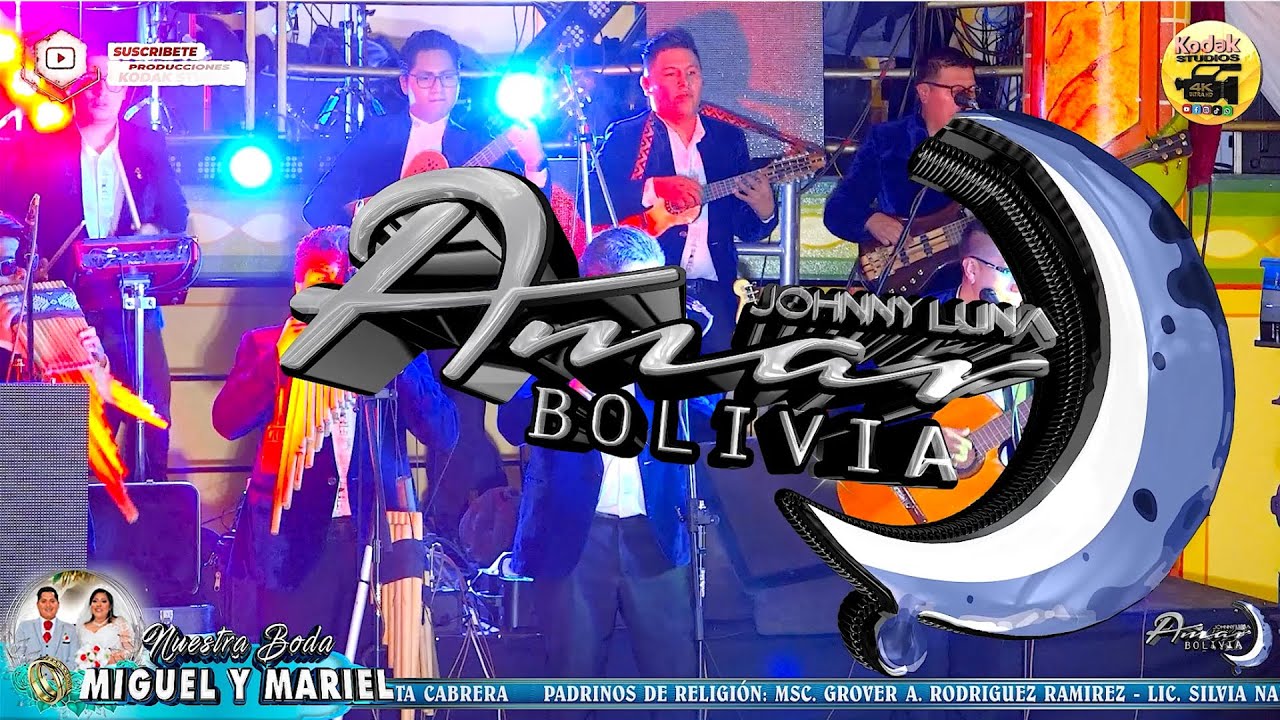 AMAR BOLIVIA EN VIVO.. 💞Miguel & Mariel 💍 Nuestra Boda.