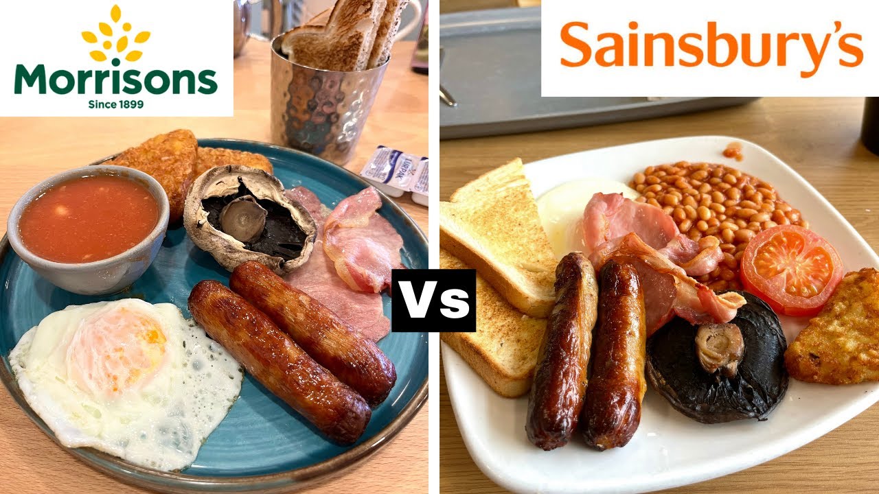 Morrisons Breakfast против Sainsbury's Breakfast — кто победит?