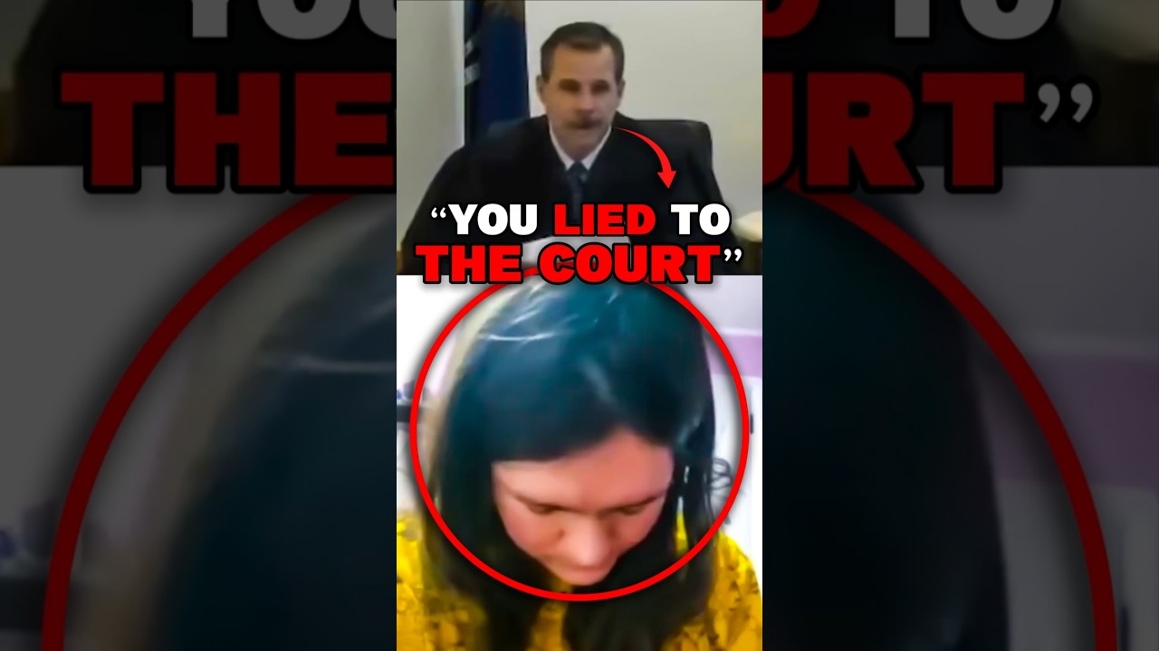 SCAMMING Ex-Wife Gets SERVED By Judge! #shorts #courtroomdrama #karma