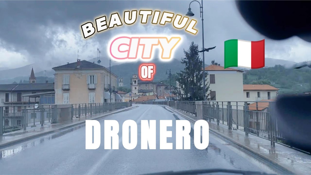 Driving  My Toyota Yaris to Dronero City in Italy 🇮🇹