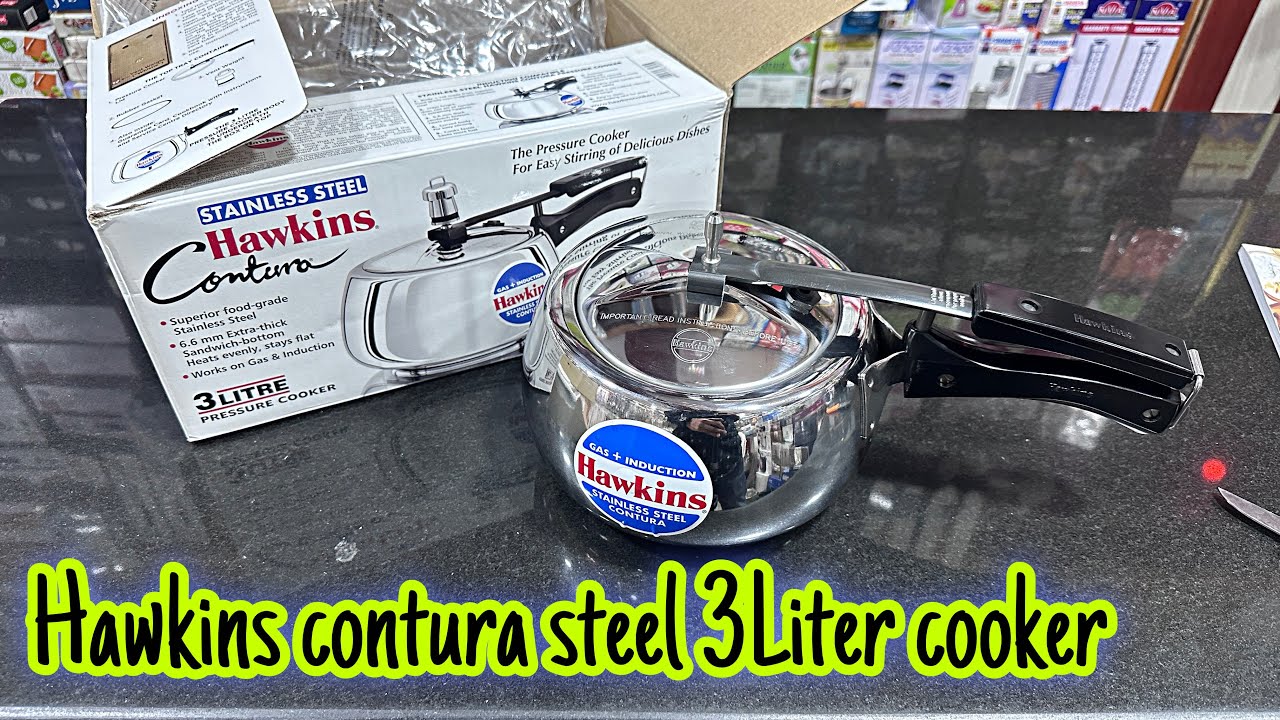 Hawkins Stainless Steel Contura 3 Litre Inner Lid Pressure Cooker Review | Hawkins Steel Cooker