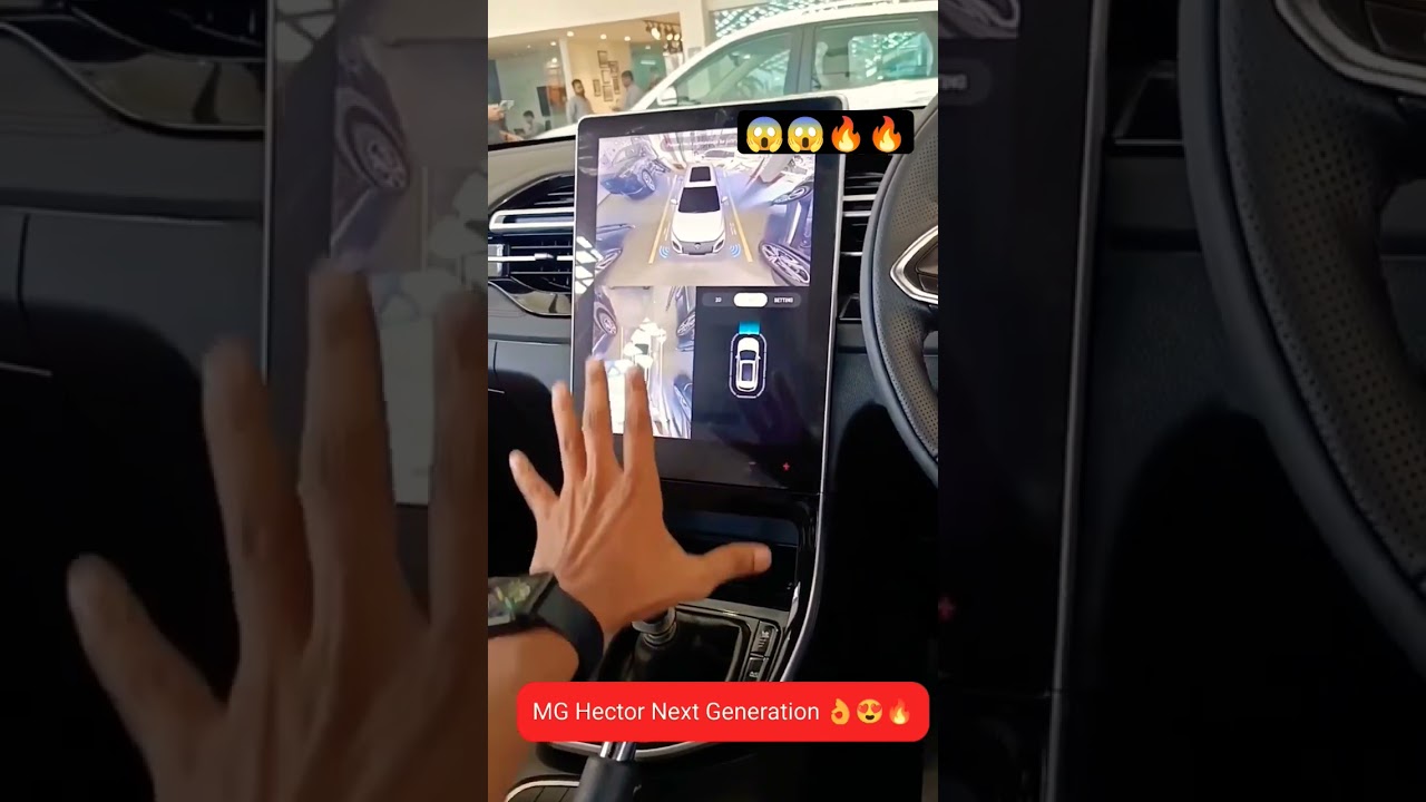 MG Hector Next Generation Infotainment System Full TV 👌😍😱🔥 #feed #tatanexon #carsinfo #shorts