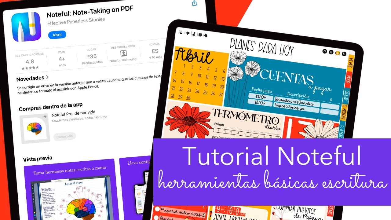 TUTORIAL NOTEFUL EN ESPAÑOL - HERRAMIENTAS BÁSICAS DE NOTEFUL