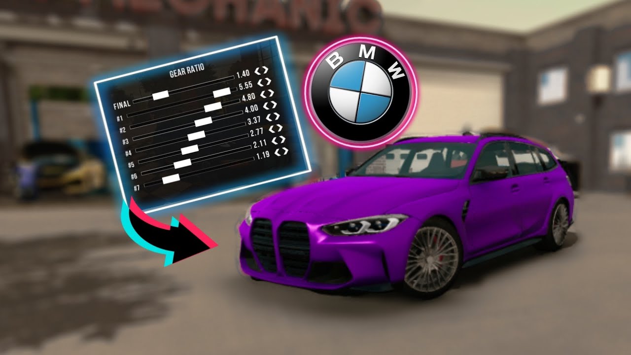 NEW BMW M3 G81 Car parking multiplayer Best Drift Gearbox Setting 925/1695hp | افضل وزنية دريفت