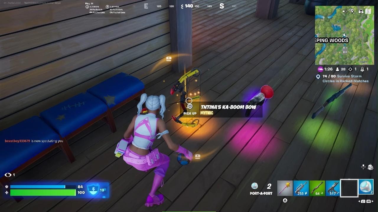 Fortnite NEW! Tntina's Mythic Ka-Boom Bow!