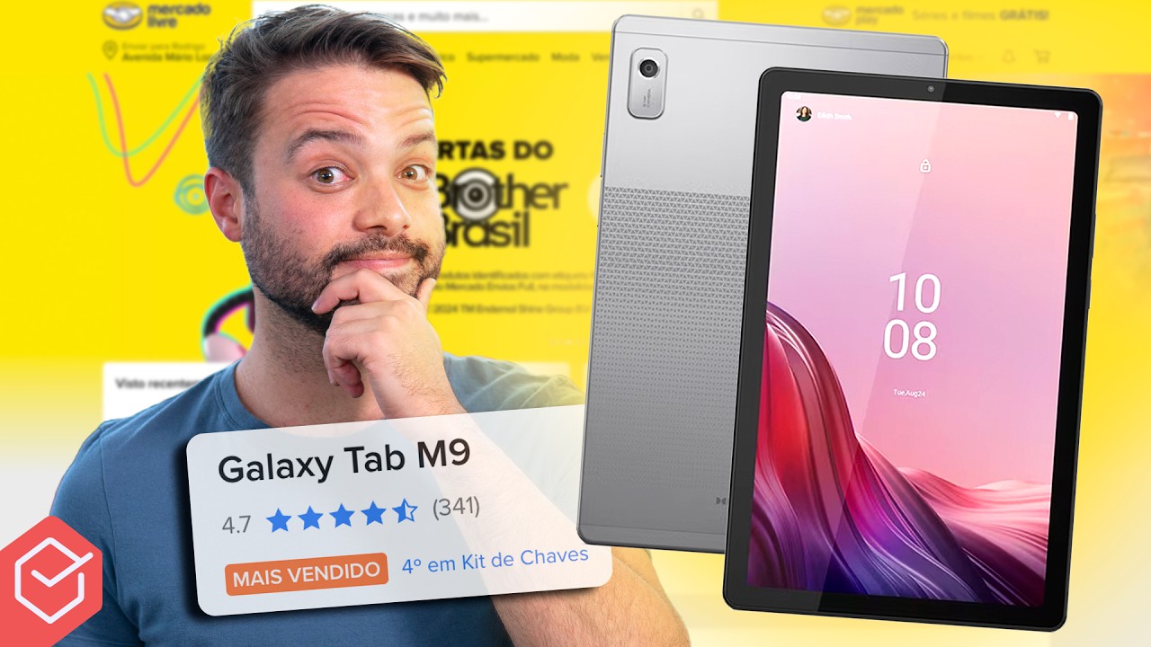 Por que t&aacute; todo mundo comprando esse TABLET BARATO! // Lenovo Tab M9