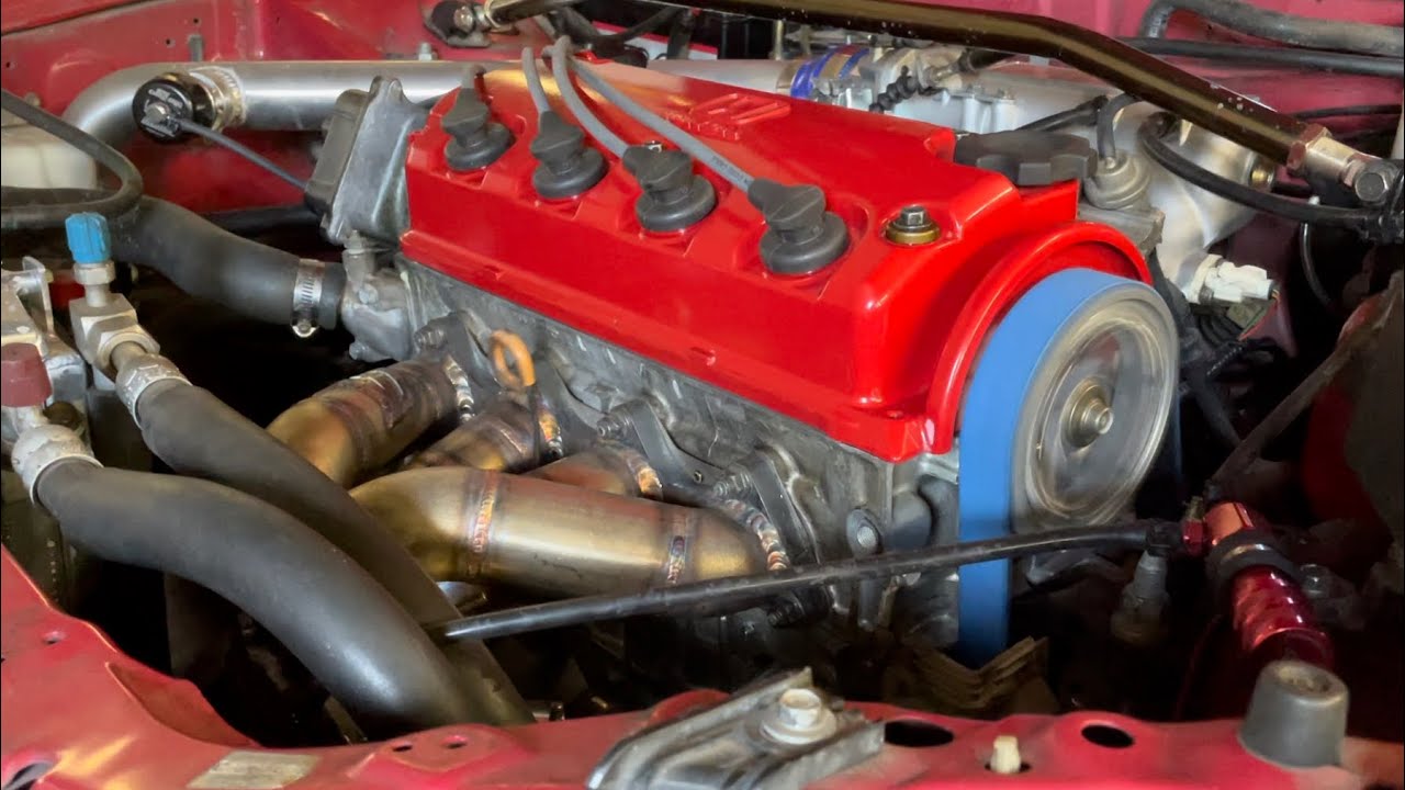 Turbocharged DelSol No Notch Vitara D16z6 Build w/ Air Condition