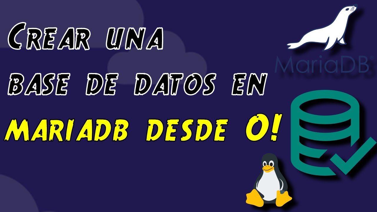 ¿Cómo hacer una base de datos en MariaDB? || Crea tu primer base de datos en MariaDB - Linux