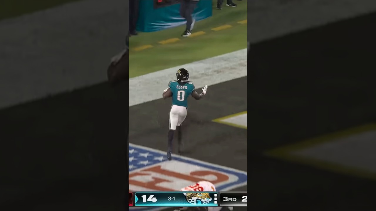 Devin Lloyd 99 Yard Pick Six #nfl #jacksonvillejaguars #football